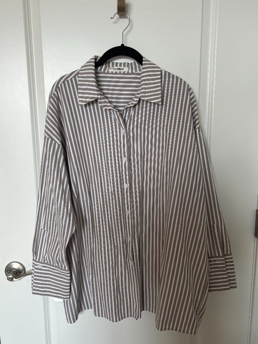 4th and Reckless, Casual Button Up Blouse, 1X